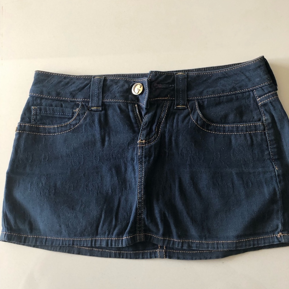 Guess Premium Vintage Denim Skirt Size 28